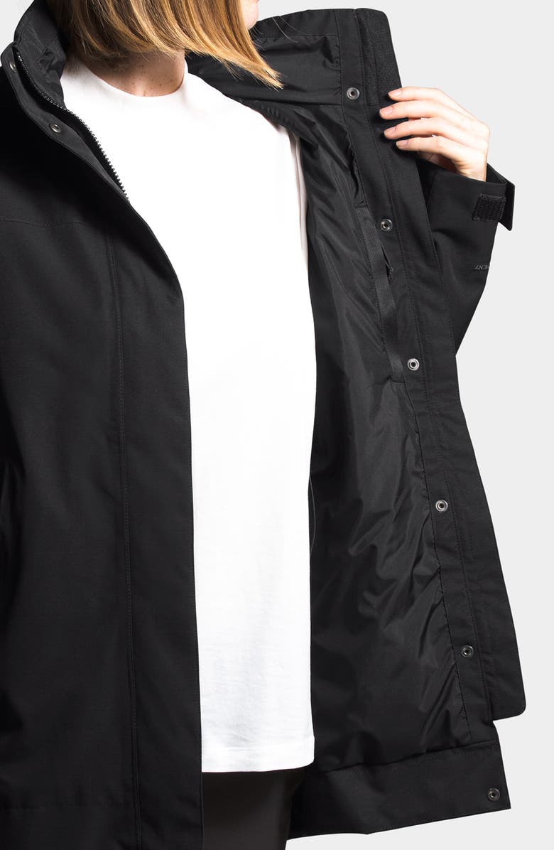 The North Face Westoak City Waterproof & Windproof Coat, Alternate, color, 