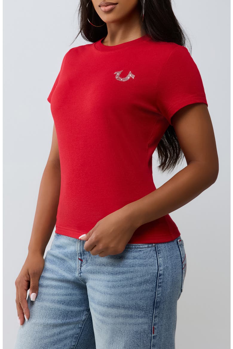 Wing Crewneck Tee, Alternate, color, TRV RED