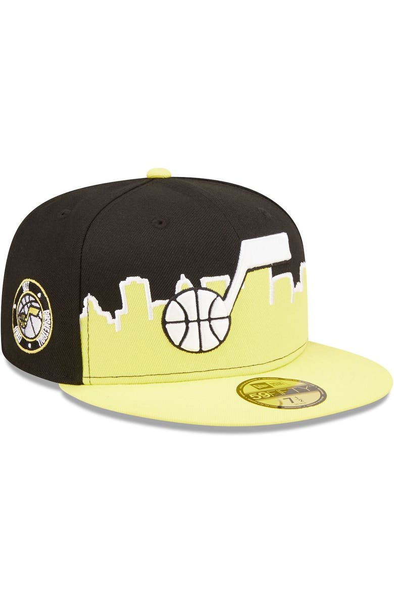New Era Men's New Era Gold/Black Utah Jazz 2022 Tip-Off 59FIFTY Fitted Hat, Main, color, 