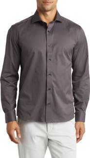 Stone Rose DRYTOUCH® Performance Sateen Button-Up Shirt