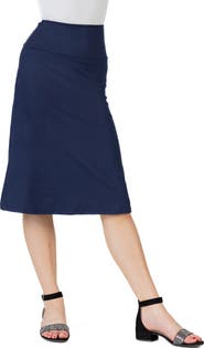 24sevenKid Casual Elastic Waist A-Line Skirt