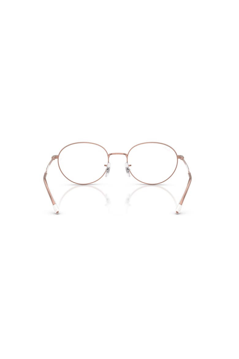 52mm Oval optical glasses, Alternate, color, Copper