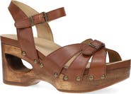 Dansko Alanna Ankle Strap Platform Wedge Sandal