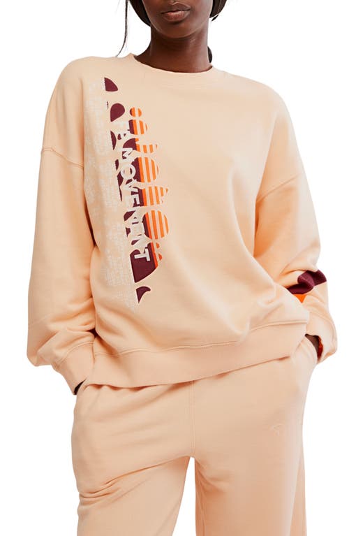 Free People Fp Movement All Star Oversize Graphic Sweatshirt