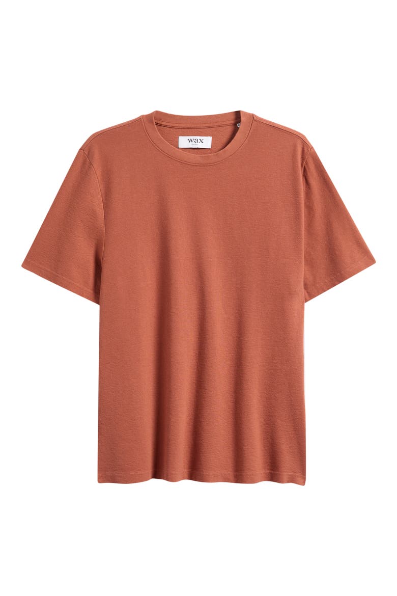 Dean Organic Cotton T-Shirt, Alternate, color, RUST