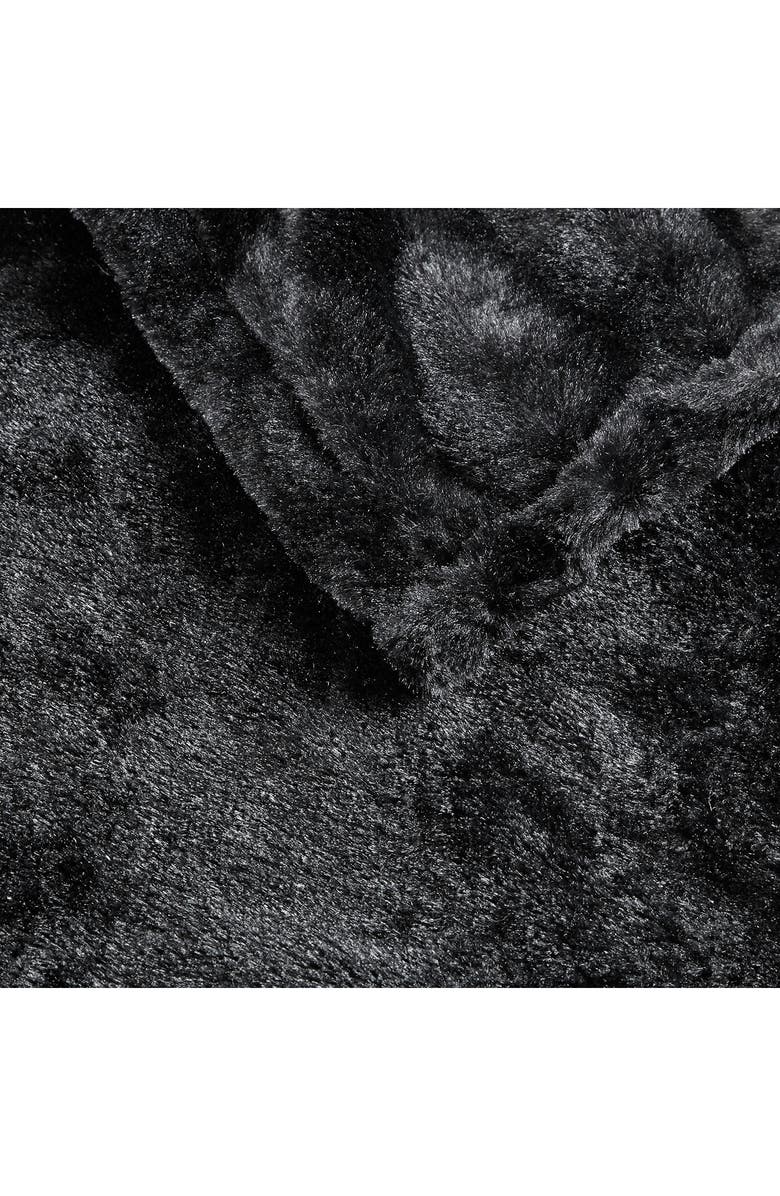 BEAUTYREST Faux Fur Heated Throw Blanket - 50" x 70", Alternate, color, Black