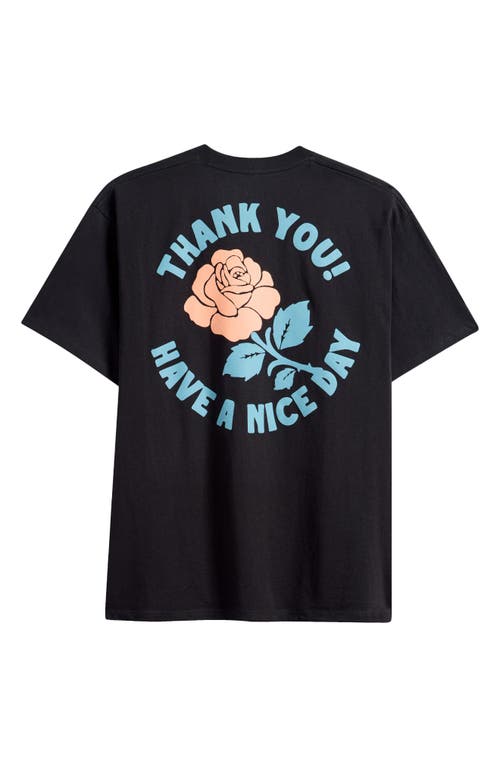 Market Well Wishes Graphic T-shirt In Black