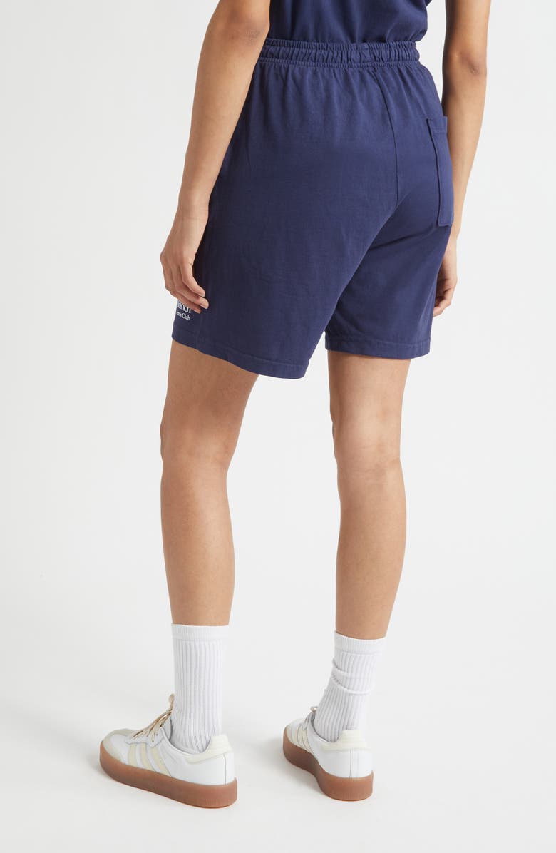 Sporty & Rich Gender Inclusive Play Tennis Gym Shorts, Alternate, color, Dark Navy
