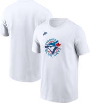 Nike Men's Nike White Toronto Blue Jays Cooperstown Collection Logo T-Shirt