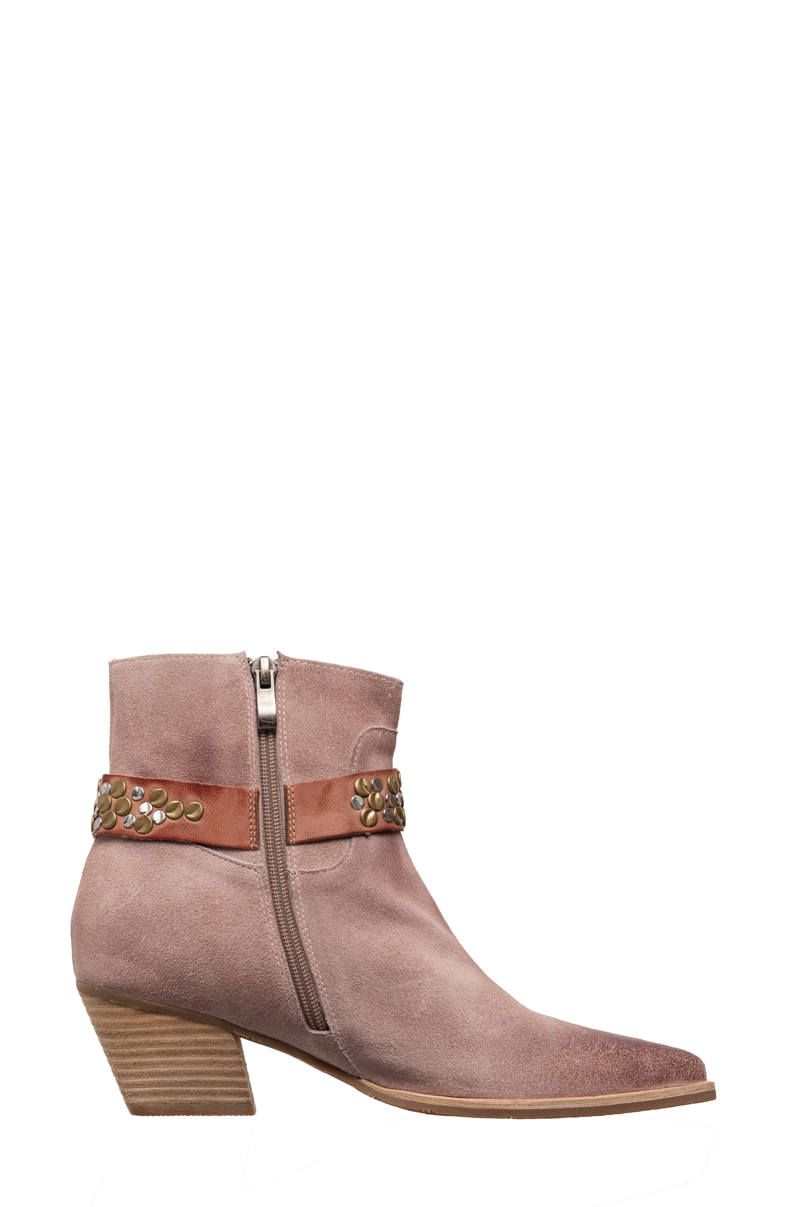 ANTELOPE Opel Pointed Toe Bootie, Alternate, color, Blush