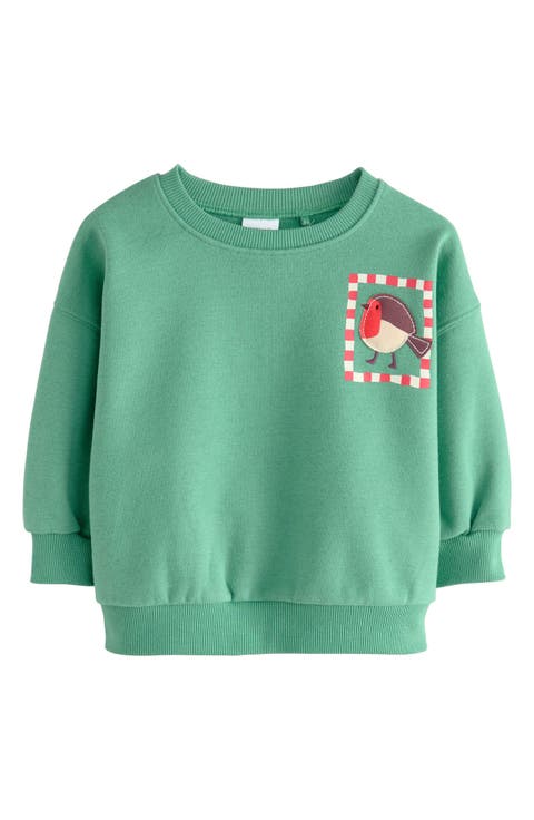 Kids' Christmas Cotton Blend Sweatshirt (Little Kid)