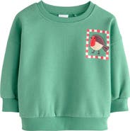 NEXT Kids' Christmas Cotton Blend Sweatshirt
