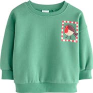 NEXT Kids' Christmas Cotton Blend Sweatshirt