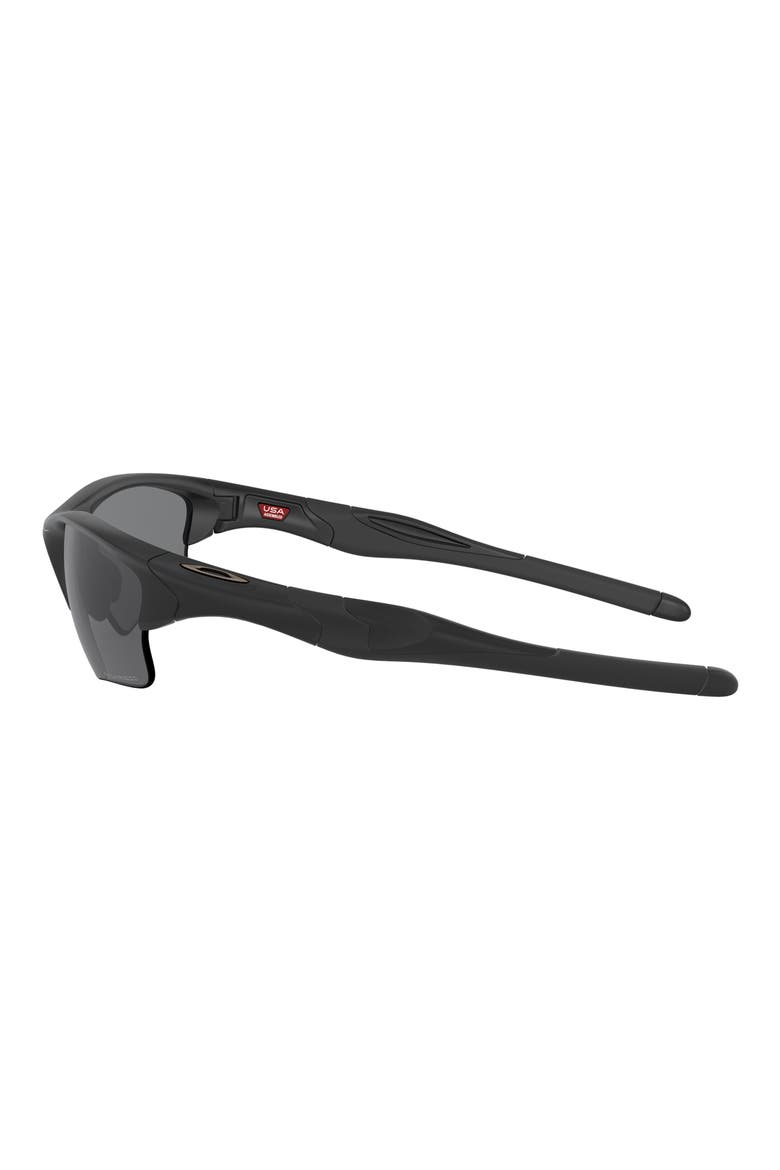 Half Jacket® 2.0 62mm Polarized Rectangular Sunglasses, Alternate, color, MATTE BLACK