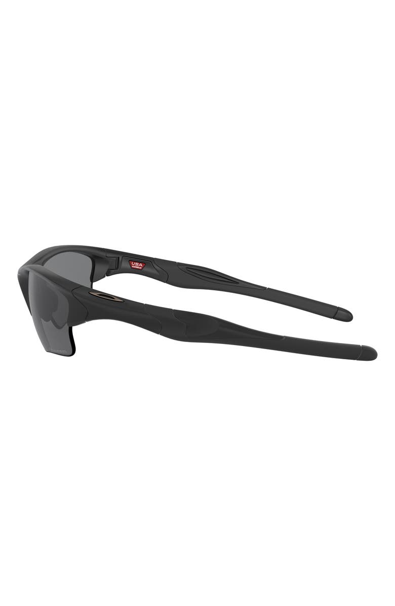 Oakley Half Jacket<sup>®</sup> 2.0 62mm Polarized Rectangular Sunglasses, Alternate, color, Matte Black