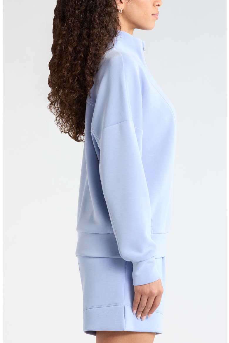 Soft Luxe Half Zip Pullover, Alternate, color, BLUE STORK