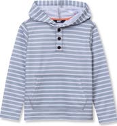 Lands' End Boys Henley Pullover Hoodie