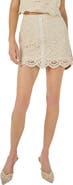 Endless Rose Textured Open Stitch Miniskirt