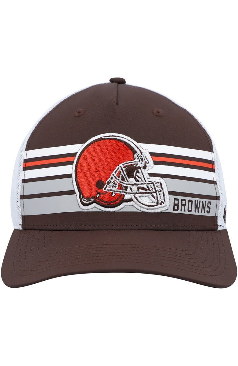'47 Men's '47 Brown Cleveland Browns Altitude II MVP Trucker Snapback Hat, Alternate, color,