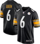 Nike Men's Nike Patrick Queen Black Pittsburgh Steelers Game Player Jersey
