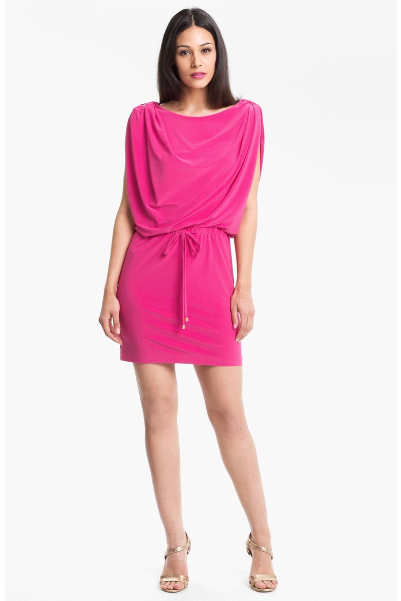 Blouson Jersey Dress, Main, color, CABARET PINK