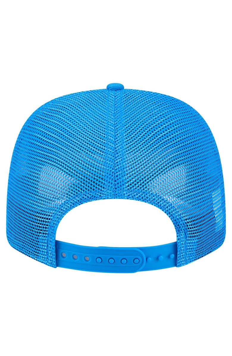 New Era Men's New Era Blue Detroit Lions Main Trucker 9SEVENTY Stretch-Snap Hat, Alternate, color, 