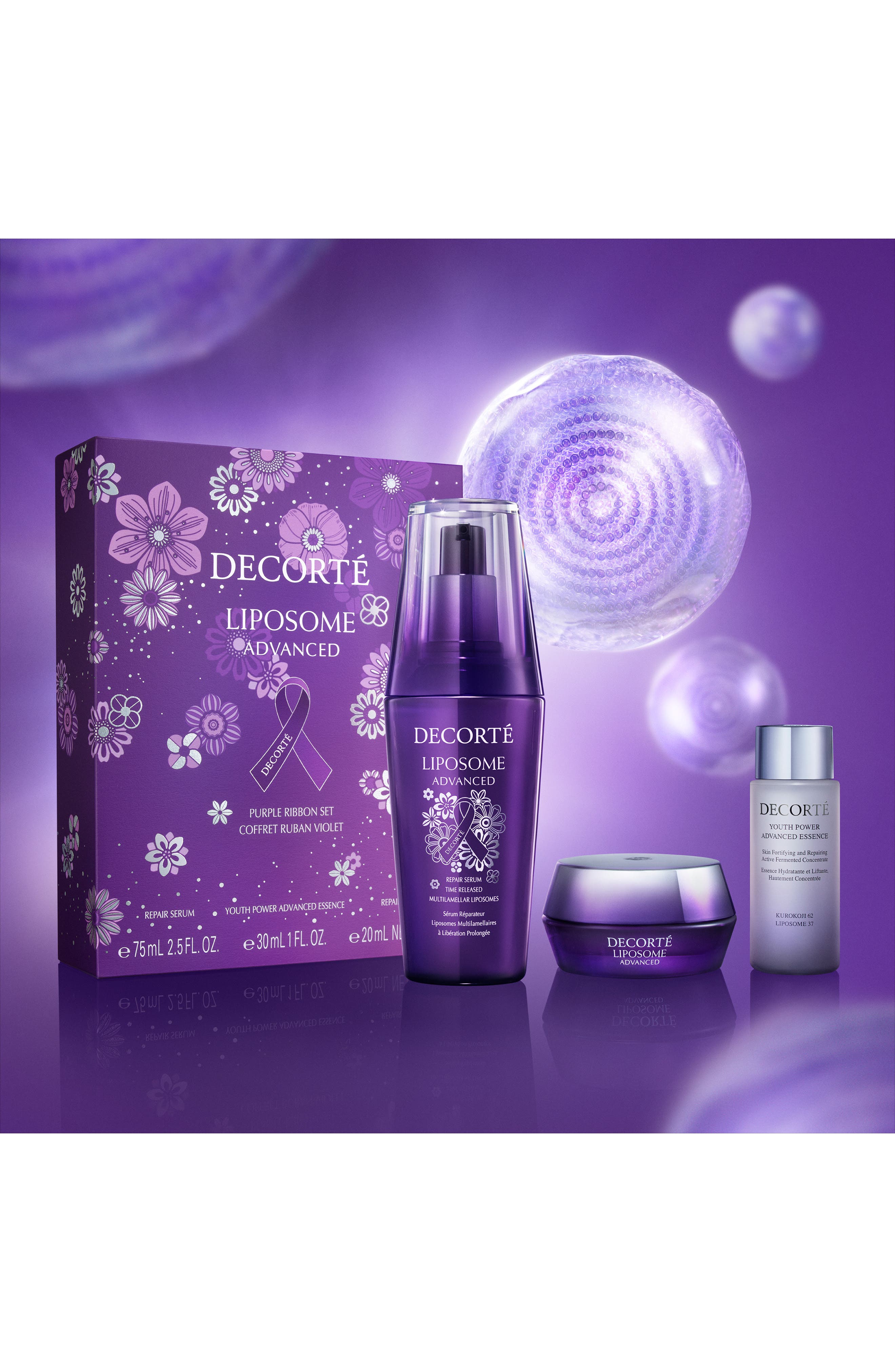 Liposome Advanced Repair Serum Purple Ribbon Set $216 Value (Women