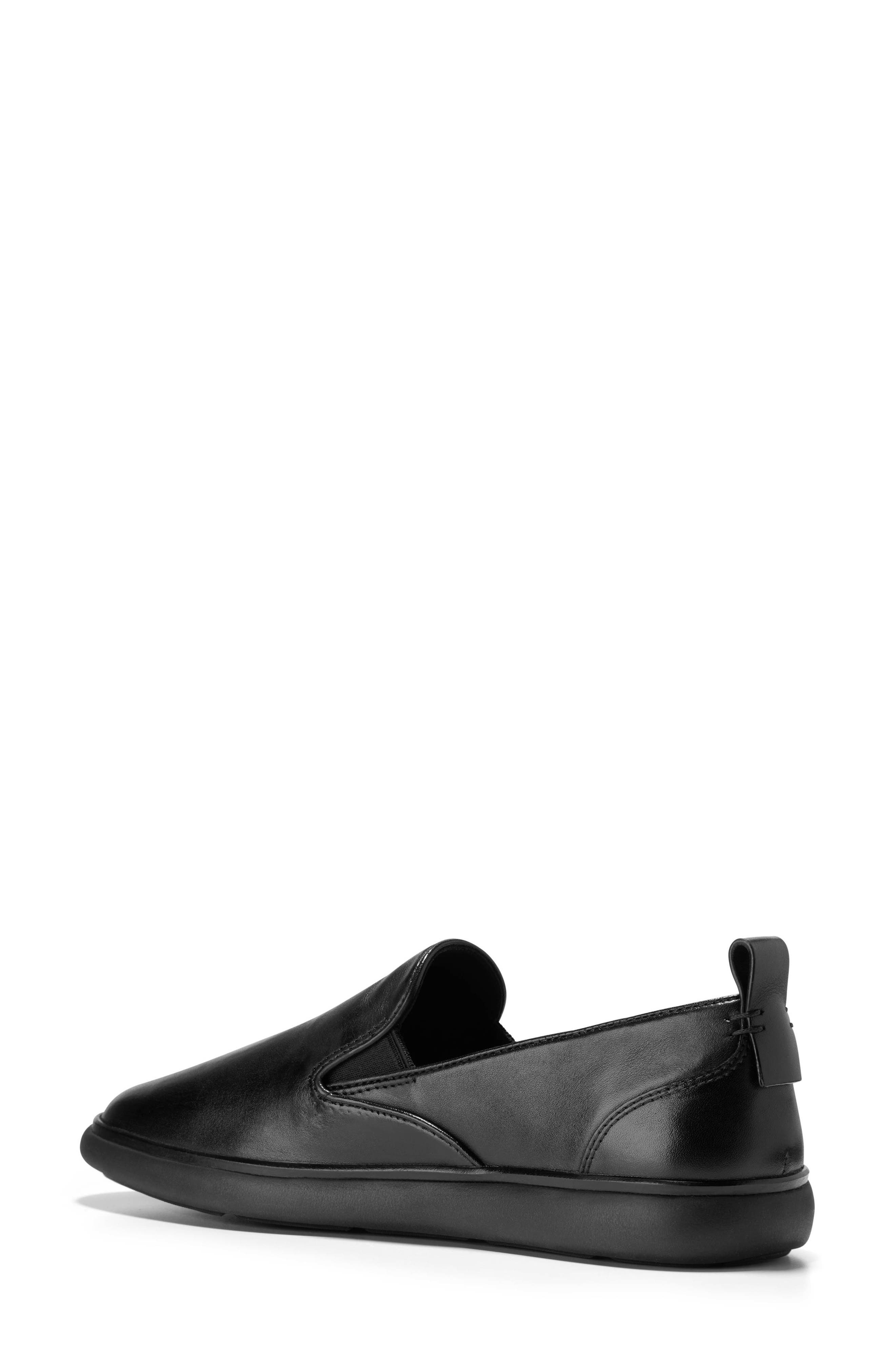 Cole Haan Galena Loafer, Alternate, color, Black Leather/ Black