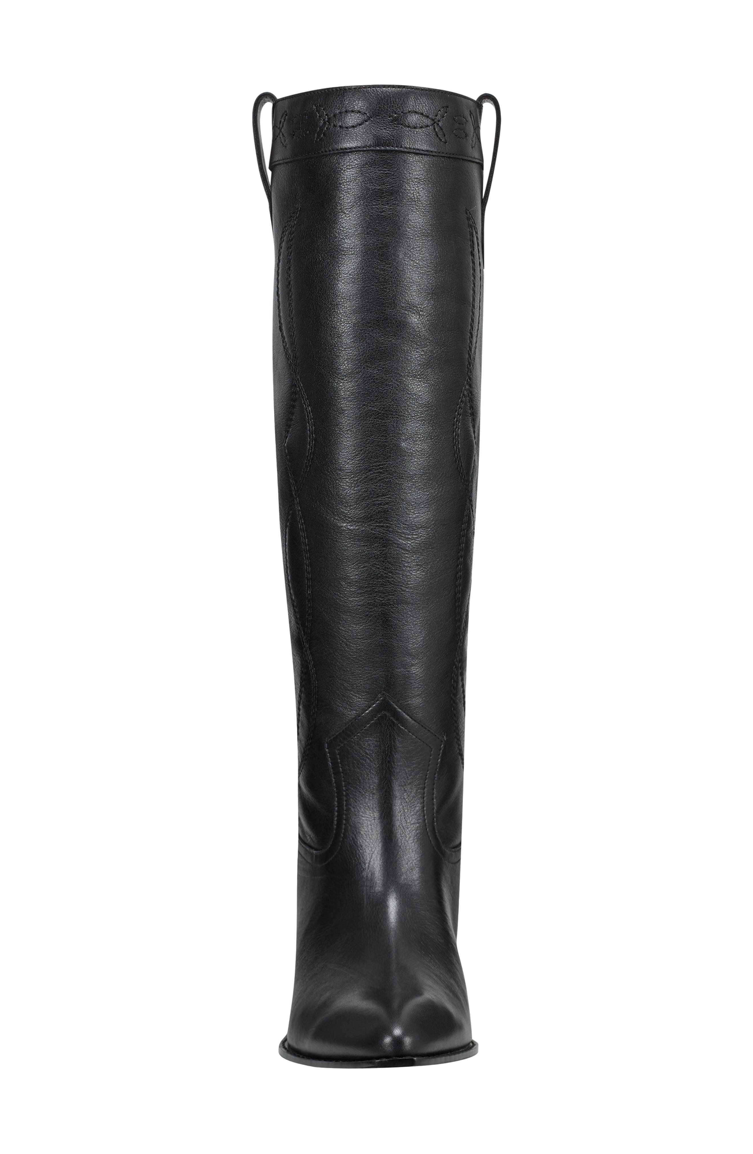 Marc Fisher LTD Edania Pointed Toe Western Knee High Boot, Alternate, color, 