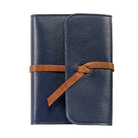 7" Leather Wrapped Refillable Journal
