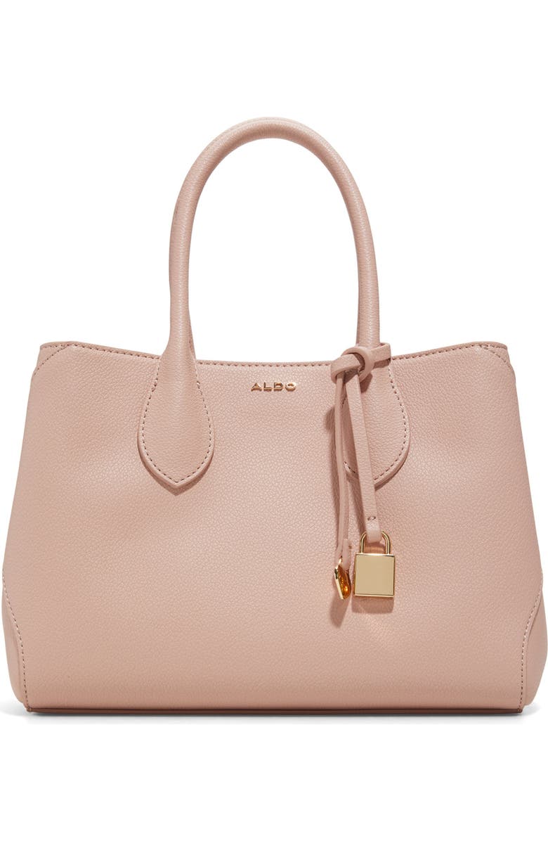 ALDO Birin Faux Leather Satchel, Main, color,