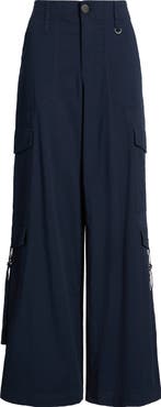 Wit & Wisdom 'Ab'Solution High Waist Cotton Blend Cargo Pants