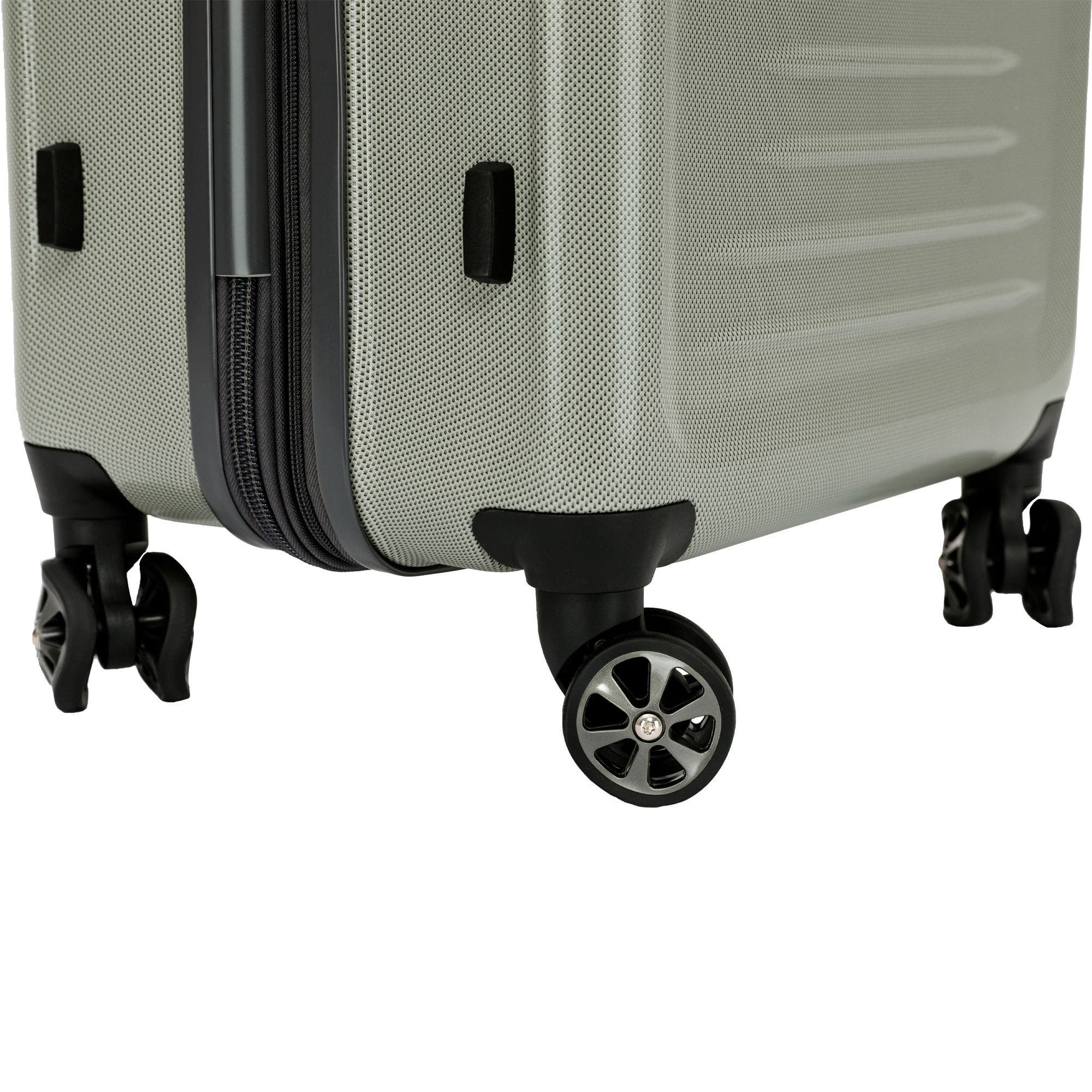 24660 Rails 25 Inch Expandable Hardside Upright Suitcase, Alternate, color, Moss Grey