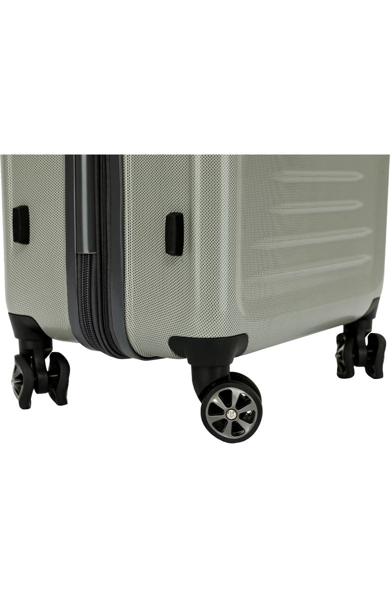 24660 Rails 25 Inch Expandable Hardside Upright Suitcase, Alternate, color, Moss Grey