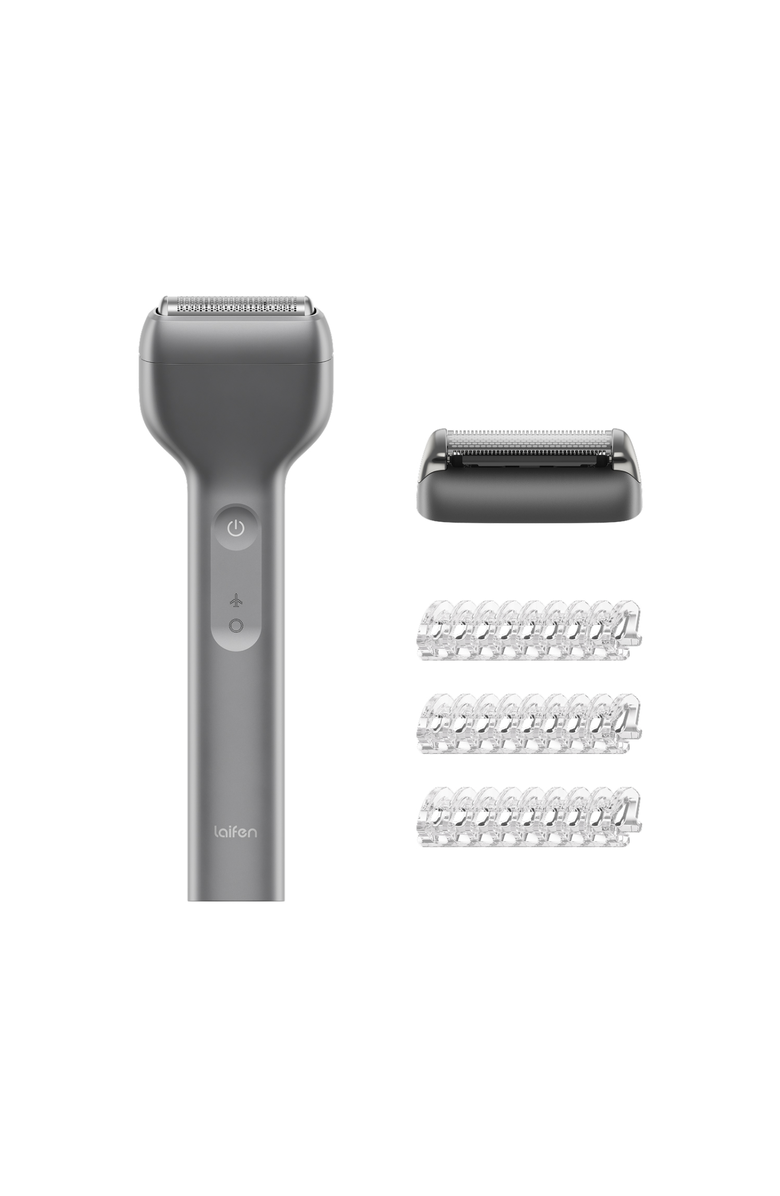 Laifen T1 PRO 1-BLADE ELECTRIC SHAVER W/ 3 GUARDS GRAY, Main, color, Grey