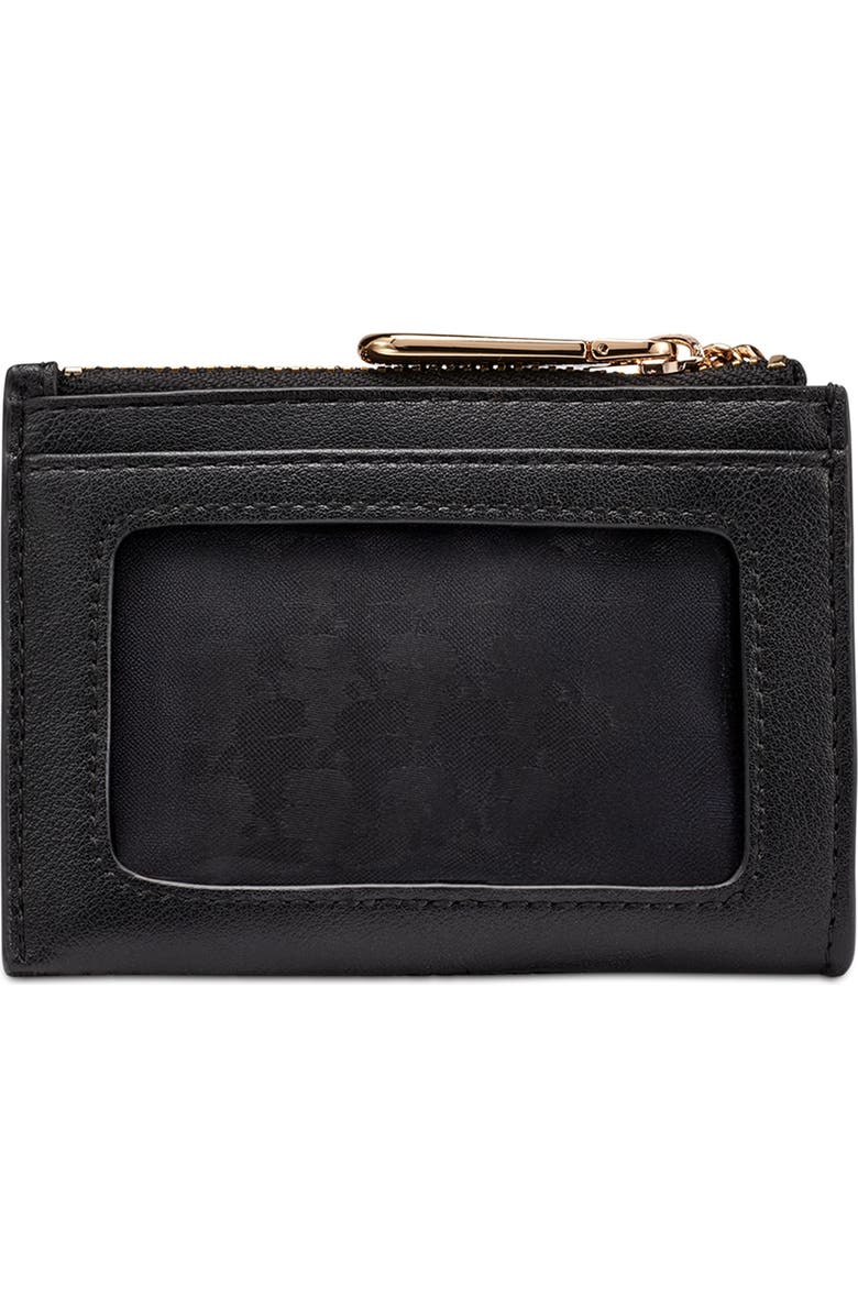 KARL LAGERFELD PARIS Slg Card Case, Alternate, color, Black/Gold
