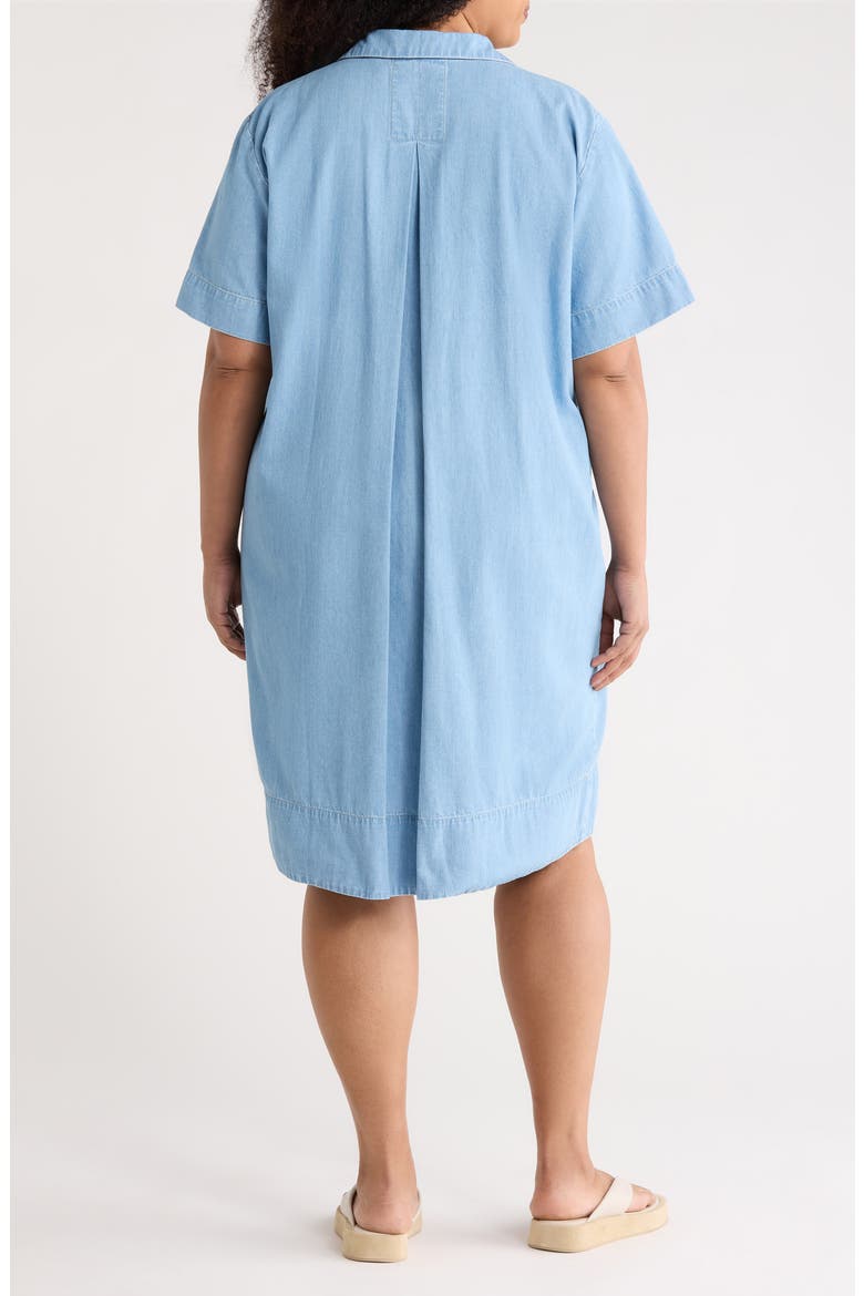 Classic Chambray Shift Dress, Alternate, color, LIGHT WASH