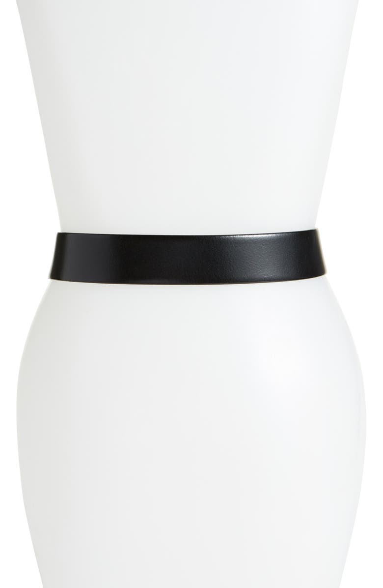 Halogen<sup>®</sup> Dual Circle Leather Belt, Alternate, color, 