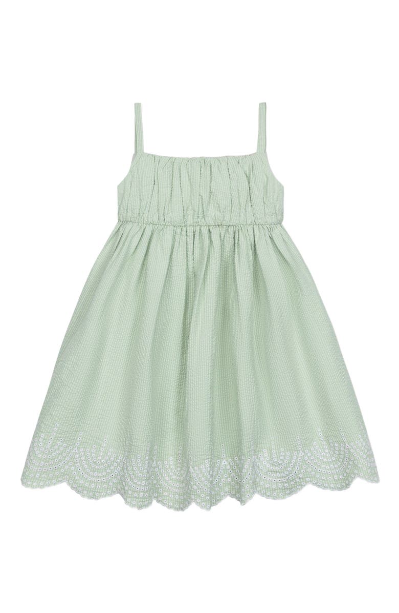 Hope & Henry Girls' Organic Ruched Party Dress, Kids, Main, color,
