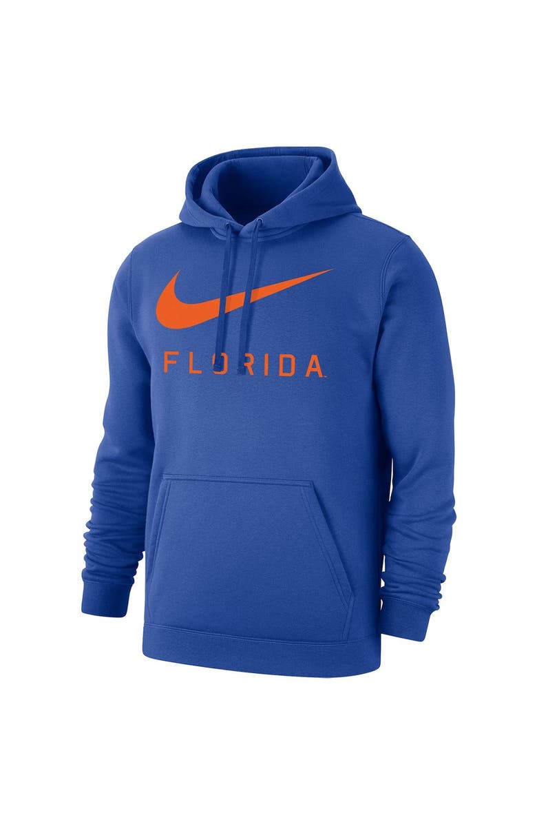 Nike Men's Nike Royal Florida Gators Big Swoosh Club Pullover Hoodie, Alternate, color, 