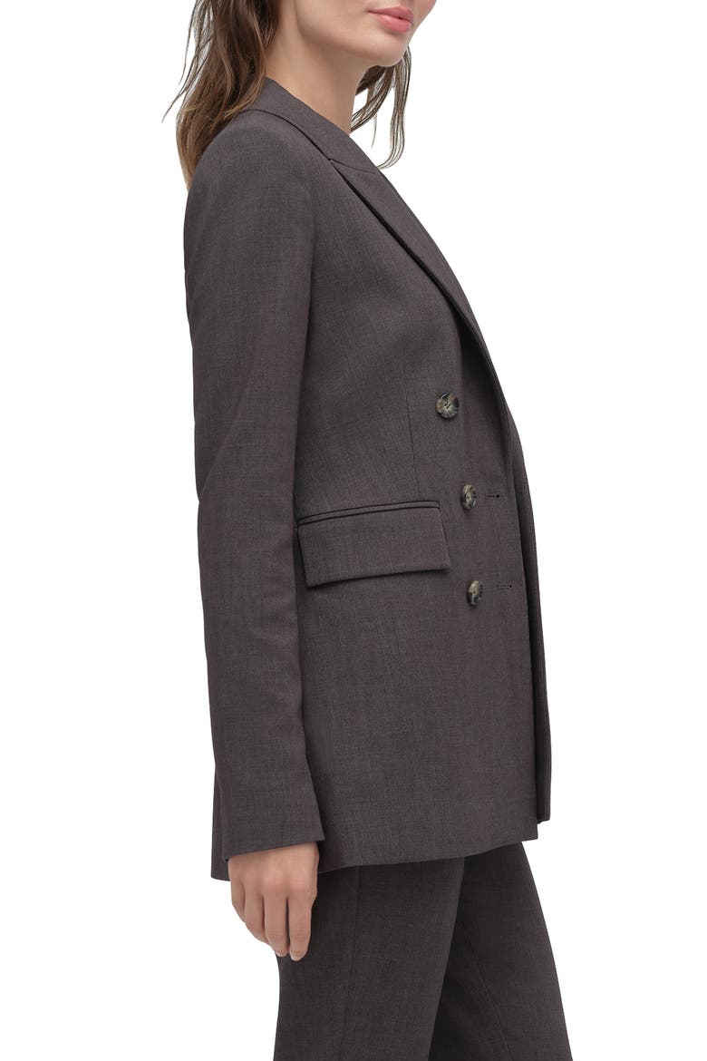 The Phoebe Double Breasted Blazer, Alternate, color, GREY SUITING
