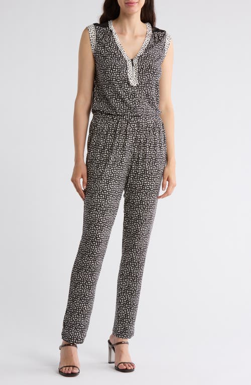 Tart 'liesa' Print Jersey Jumpsuit In Gray