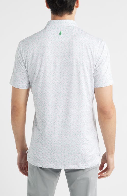 Johnnie-o Marietta Featherweight Prep-formance Jersey Polo In Multi