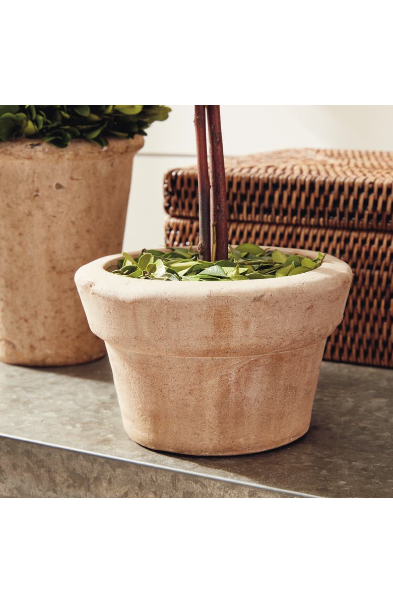 Napa Home & Garden Boxwood Topiaries Faux (Fake) Set of 8, Alternate, color, Brown