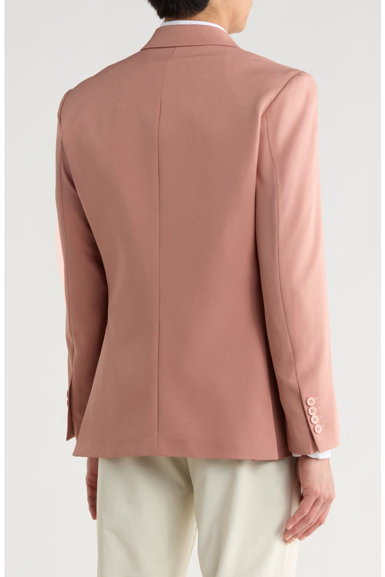 Slim Fit Cotton Blend Blazer, Alternate, color, DUSTY PINK