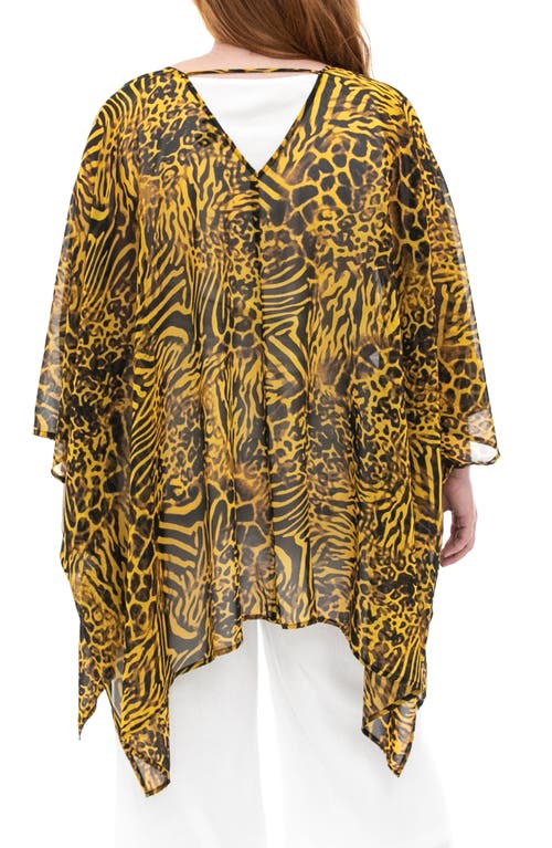 NINA LEONARD NINA LEONARD SEMI SHEER OPEN FRONT TOPPER 