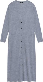 Theory Merino Wool Longline Cardigan