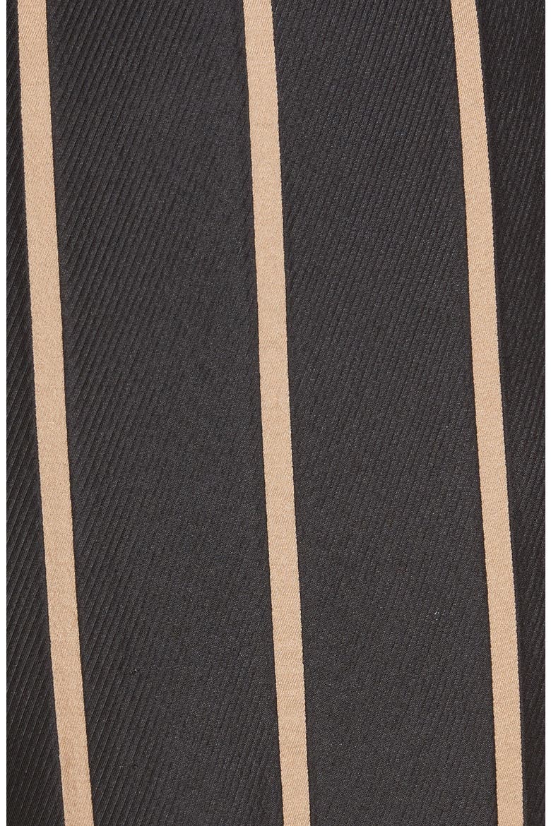 Stripe Crop Trouser, Alternate, color, BLACK/ BEIGE