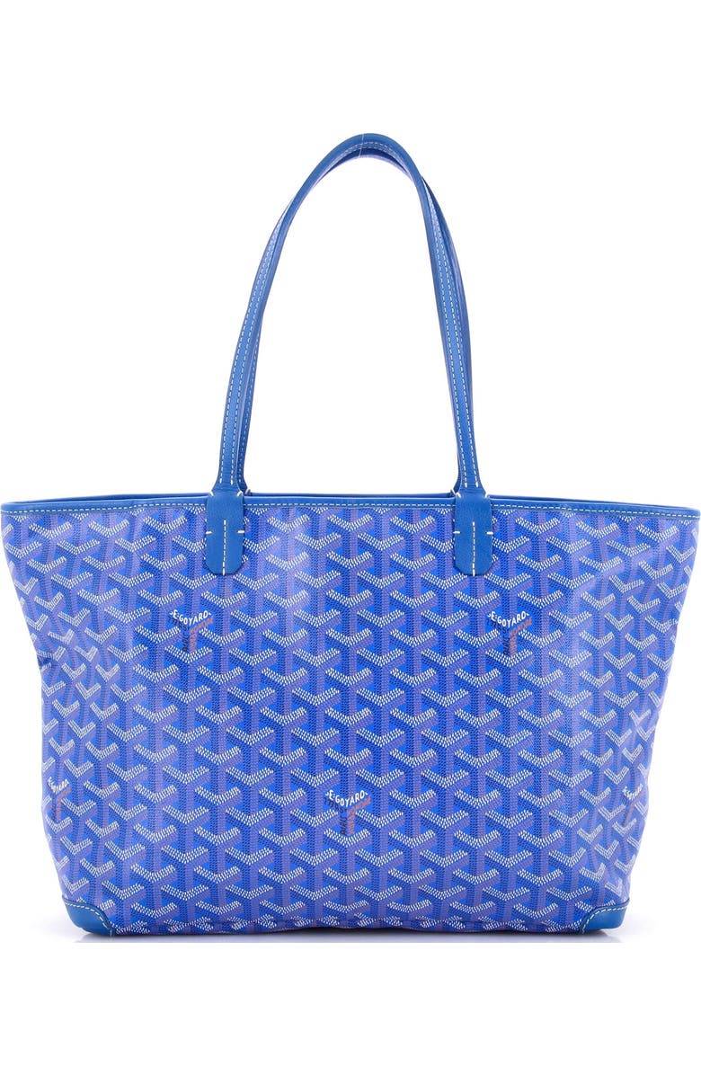 Pre-Owned Goyard Artois Tote Coated Canvas PM, Main, color, Blue