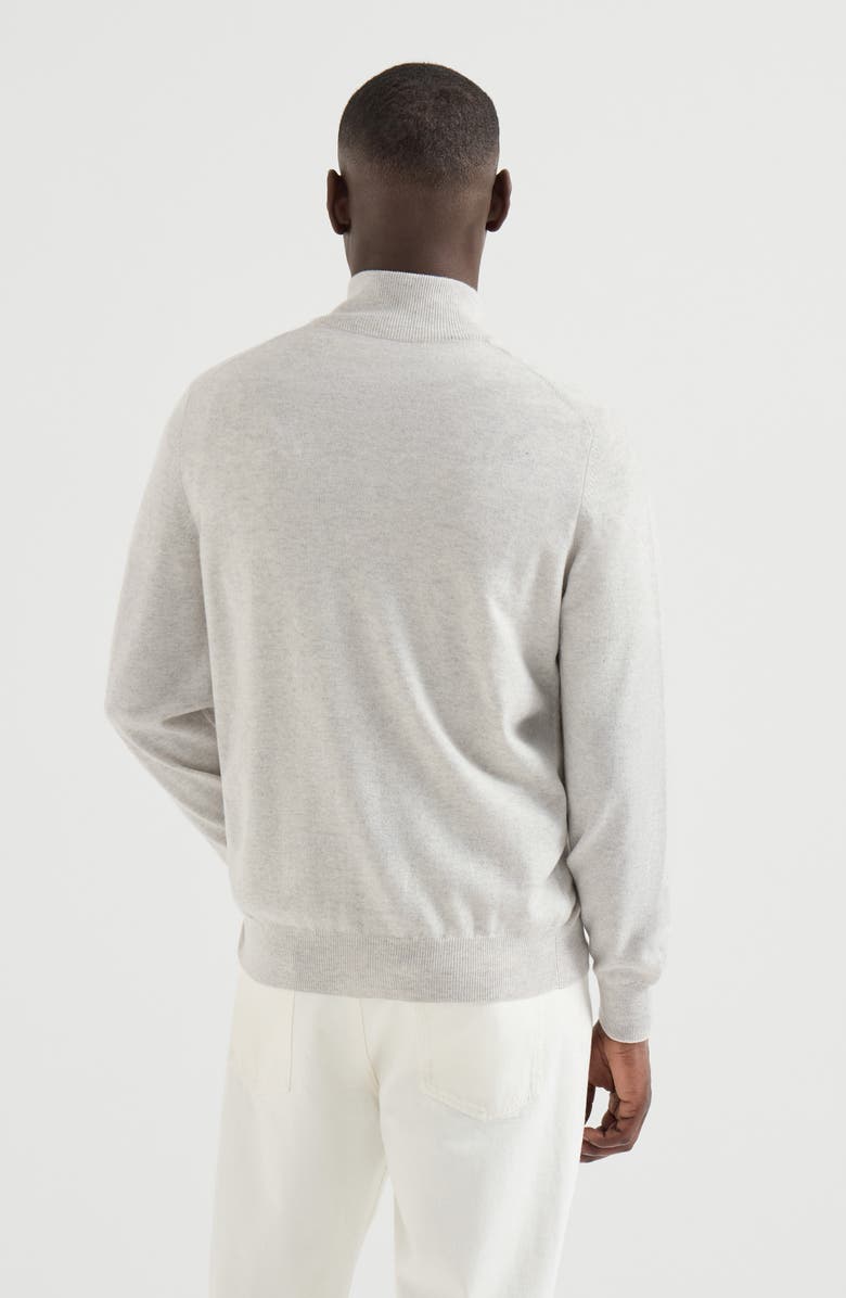 Brunello Cucinelli Cashmere cardigan, Alternate, color, Fog